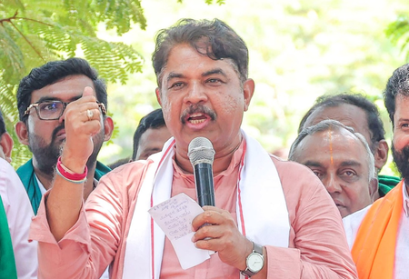 K’taka: BJP slams Nagendra’s reinduction, calls Shivakumar ‘rubber‑stamp’ K’taka: BJP slams Nagendra’s reinduction, calls Shivakumar ‘rubber‑stamp’
