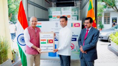 India hands over 500 litres of Technical Malathion to Sri Lanka India hands over 500 litres of Technical Malathion to Sri Lanka