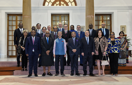 EAM Jaishankar interacts with visiting UN Permanent Representatives from 17 countries EAM Jaishankar interacts with visiting UN Permanent Representatives from 17 countries