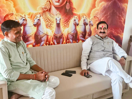 Narottam Mishra dismisses rift rumours with Ashutosh Tiwari after Datia bypoll defeat Narottam Mishra dismisses rift rumours with Ashutosh Tiwari after Datia bypoll defeat