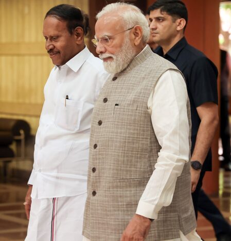 PM Modi hosts breakfast meeting with 37 BJP MPs at his residence PM Modi hosts breakfast meeting with 37 BJP MPs at his residence