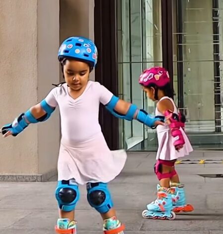 Debinna Bonnerjee reveals her daughters are learning the art of ‘getting up again’ through skating