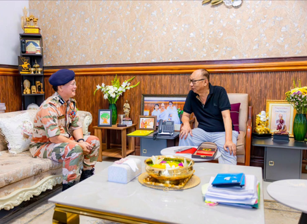 Manipur CM, ITBP IG discuss internal security, civic action Manipur CM, ITBP IG discuss internal security, civic action