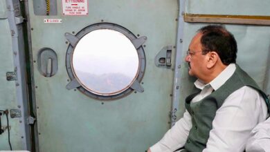Nadda to visit flood-hit Arunachal Pradesh, review relief and rehabilitation measures Nadda to visit flood-hit Arunachal Pradesh, review relief and rehabilitation measures