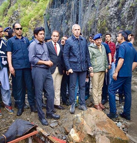 J&K CM Omar visits flood affected areas of Rajouri, assures all possible support from govt J&K CM Omar visits flood affected areas of Rajouri, assures all possible support from govt