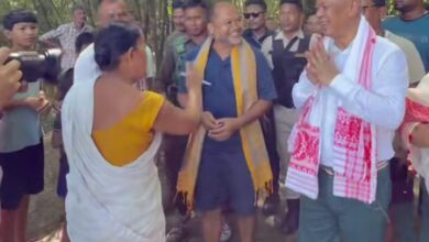 BTC Chief Hagrama Mohilary leads relief mission to flood-hit Sivasagar, distributes aid