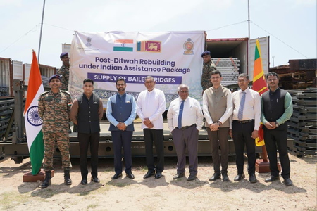 India hands over more bailey bridges to Sri Lanka to restore connectivity