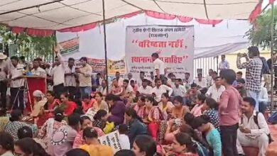 Rajasthan Grade-III teachers continue protest in Jaipur, demand transfer policy and Education minister’s resignation