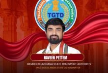 Congress appoints Naveen Pettem as chairperson of TPCC social media department Congress appoints Naveen Pettem as chairperson of TPCC social media department