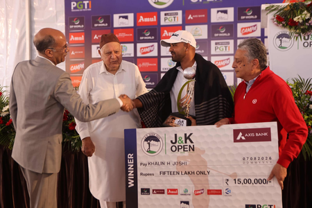 Khalin Joshi wins J&K Open, bags his second title of the season Khalin Joshi wins J&K Open, bags his second title of the season