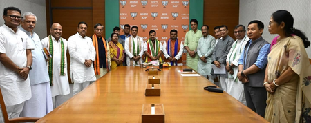 BJP central leaders ask Tripura unit to strengthen network ahead of local polls BJP central leaders ask Tripura unit to strengthen network ahead of local polls