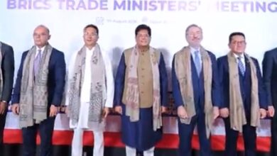 Piyush Goyal showcases Jaipur’s Sanganeri heritage at BRICS meet Piyush Goyal showcases Jaipur’s Sanganeri heritage at BRICS meet