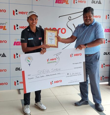 WPGT 2026: Sneha loses six-shot lead but survives play-off to beat Vani in 11th leg WPGT 2026: Sneha loses six-shot lead but survives play-off to beat Vani in 11th leg