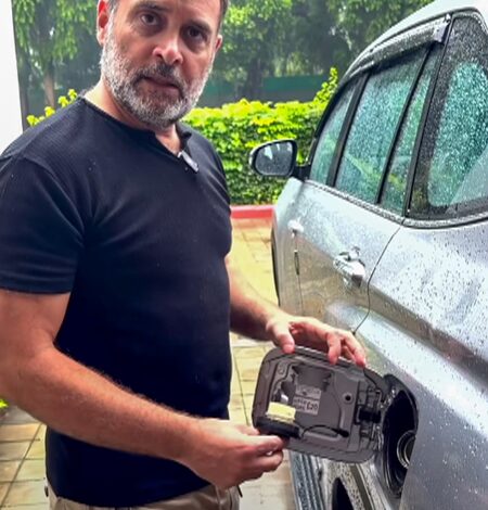 ‘Car tank was E20 compatible’: BJP attacks Rahul Gandhi over fuel video