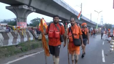 Ghaziabad: Thousands of Kanwariyas gather at ‘Mini-Haridwar’; devotees praise arrangements Ghaziabad: Thousands of Kanwariyas gather at ‘Mini-Haridwar’; devotees praise arrangements