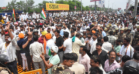Right-wing activists disrupt religious convention at Sagar school; MP Police to probe claims of conversion Right-wing activists disrupt religious convention at Sagar school; MP Police to probe claims of conversion