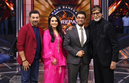 Sunny Deol makes KBC debut, Amitabh Bachchan says ‘It’s not going to be that easy’ Sunny Deol makes KBC debut, Amitabh Bachchan says ‘It’s not going to be that easy’