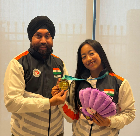 ‘This medal means a lot to me’: Ariha after winning India’s first-ever Asian gold in aerobic gymnastics ‘This medal means a lot to me’: Ariha after winning India’s first-ever Asian gold in aerobic gymnastics