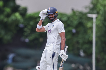 Padikkal hits unbeaten 142, stakes claim for number three spot in the warm-up clash Padikkal hits unbeaten 142, stakes claim for number three spot in the warm-up clash