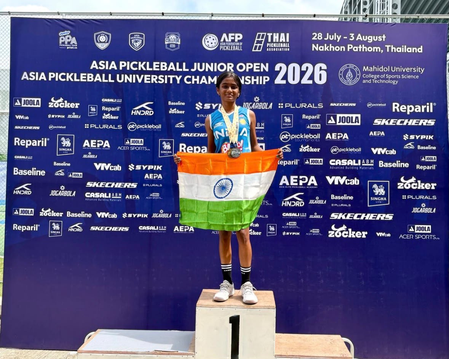 Indian junior pickleball players shine at Asian Junior Championship in Thailand, secure three medals Indian junior pickleball players shine at Asian Junior Championship in Thailand, secure three medals