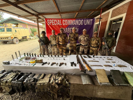 Seven militants arrested in Manipur; arms, ammunition seized Seven militants arrested in Manipur; arms, ammunition seized