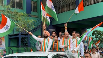 Delhi BJP kicks off Tiranga Yatra campaign under city unit chief Harsh Malhotra Delhi BJP kicks off Tiranga Yatra campaign under city unit chief Harsh Malhotra