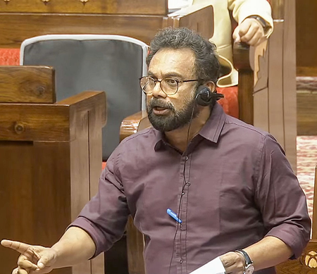 CPI-M MP John Brittas files privilege motion against BJP’s Sushmita Dev over ‘lungi wala’ remark; Oppn extends support