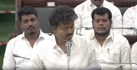 CM Vijay moves Assembly resolution to ensure ‘Tamil Thai Vazhthu’ is sung first at state functions