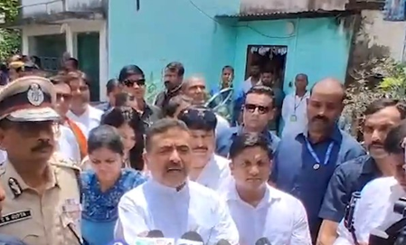 After attack on her car, CM Adhikari assures Mamata Banerjee of adequate security After attack on her car, CM Adhikari assures Mamata Banerjee of adequate security