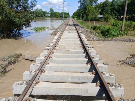 Rail connectivity to Tripura, Mizoram, Manipur disrupted for month now due to track damage in Assam Rail connectivity to Tripura, Mizoram, Manipur disrupted for month now due to track damage in Assam