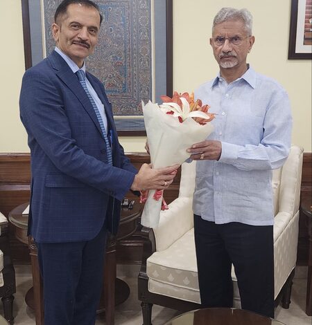 EAM Jaishankar meets Bimal Patel, congratulates him for getting elected as ITLOS judge EAM Jaishankar meets Bimal Patel, congratulates him for getting elected as ITLOS judge