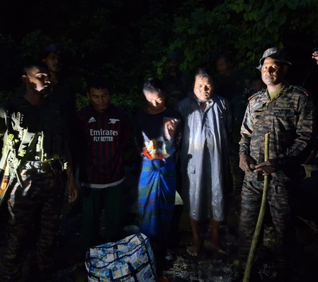 Operation Falcon: ANC, police search for sea cucumber poachers in Andaman and Nicobar Islands Operation Falcon: ANC, police search for sea cucumber poachers in Andaman and Nicobar Islands