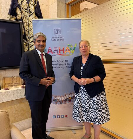 India, Israel discuss development partnership and new avenues of cooperation India, Israel discuss development partnership and new avenues of cooperation