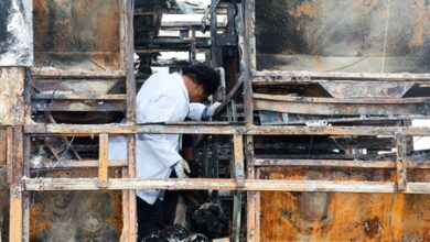 School bus catches fire in Jaisalmer; all 25 children escape safely