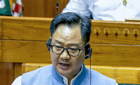 ‘If Cong agrees for discussion even tomorrow, we’ll extend the time’: Rijiju ‘If Cong agrees for discussion even tomorrow, we’ll extend the time’: Rijiju