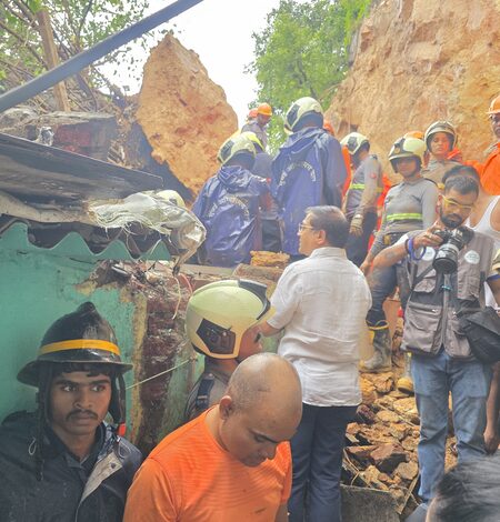 Two dead, several feared trapped after landslide in Mumbai’s Ghatkopar; rescue operation on
