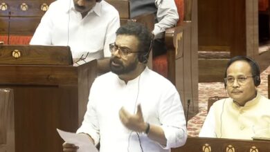 Rajya Sabha witnesses uproar over ‘Lungiwala’ remark; House adjourned till 2 pm Rajya Sabha witnesses uproar over ‘Lungiwala’ remark; House adjourned till 2 pm