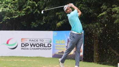 PGTI Tour: Kshitij Naveed Kaul takes clubhouse lead before rain halts play in Kolkata PGTI Tour: Kshitij Naveed Kaul takes clubhouse lead before rain halts play in Kolkata