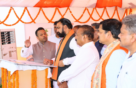 CM Samrat Choudhary visits Gopalganj; offers prayers at Thawe temple, inspects medical college site
