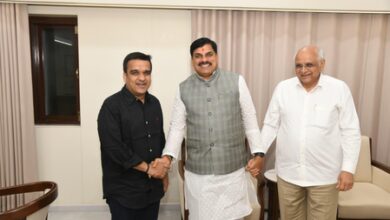 Madhya Pradesh CM meets Gujarat counterpart during investment outreach Madhya Pradesh CM meets Gujarat counterpart during investment outreach