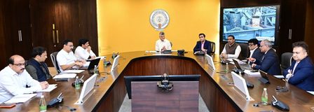 Adani Group delegation meets Andhra CM, briefs on proposed titanium plant Adani Group delegation meets Andhra CM, briefs on proposed titanium plant