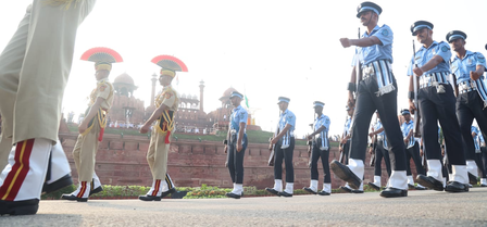I-Day celebration: Full dress rehearsal held at Red Fort amid heavy security I-Day celebration: Full dress rehearsal held at Red Fort amid heavy security