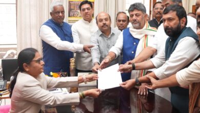 G.S. Patil, Salim Ahmed file nominations for Presiding Officer posts in Karnataka Legislature