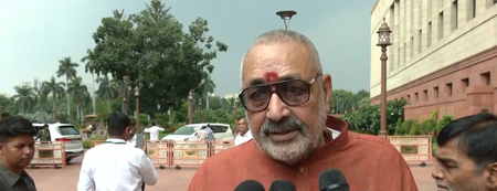 Cong crossed all limits by bringing monkeys into Parliament: Giriraj Singh Cong crossed all limits by bringing monkeys into Parliament: Giriraj Singh