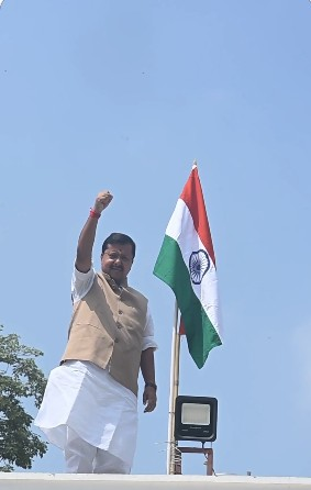 BJP chief Nitin Nabin hoists Tricolour at Delhi residence, urges others to join campaign BJP chief Nitin Nabin hoists Tricolour at Delhi residence, urges others to join campaign