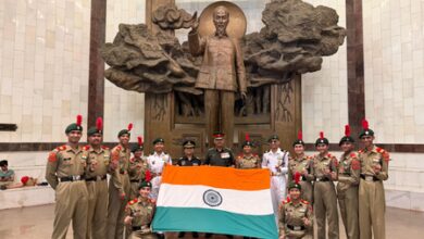 Indian NCC delegation visits Presidential Palace in Vietnam, pays respects to Ho Chi Minh Indian NCC delegation visits Presidential Palace in Vietnam, pays respects to Ho Chi Minh