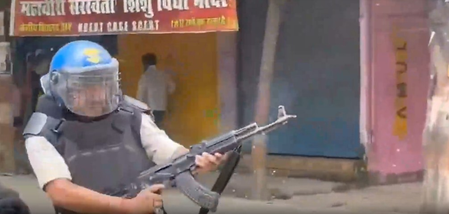 Bihar Police bans AK-47, INSAS and SLRs use for law and order, crowd control duties Bihar Police bans AK-47, INSAS and SLRs use for law and order, crowd control duties