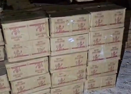Gujarat Police seize liquor worth Rs 1.20 crore in Vav-Tharad; four booked Gujarat Police seize liquor worth Rs 1.20 crore in Vav-Tharad; four booked