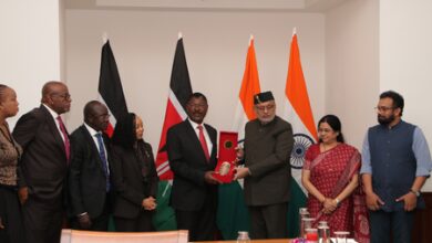 Kenyan Speaker visits India, calls on VP Radhakrishnan Kenyan Speaker visits India, calls on VP Radhakrishnan