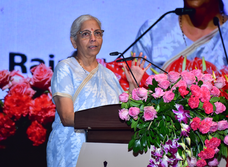 FM Sitharaman interacts with 86 PMIS interns as many receive full-time jobs